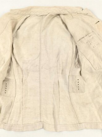 Luftwaffe Drillichjacke . getragenes Kammerstück in gutem Zustand