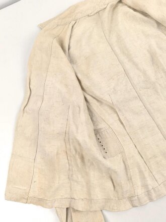 Luftwaffe Drillichjacke . getragenes Kammerstück in gutem Zustand