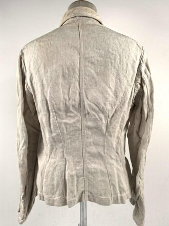 Luftwaffe Drillichjacke . getragenes Kammerstück in gutem Zustand