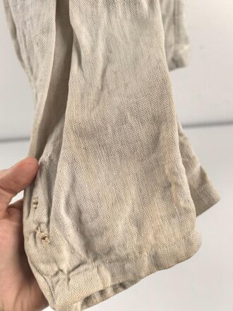 Luftwaffe Drillichjacke . getragenes Kammerstück in gutem Zustand
