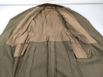 Reichsarbeitsdienst, Mantel für Mannschaften. getragenes Stück in gutem Gesamtzustand, ungereinigt