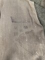 Heer, Mantel für Mannschaften Modell 1940. Getragenes Kammerstück , ungereinigt, die zweite Knopfreihe abgetrennt.
