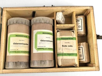 Tier Luftschutzkasten 39. das Inhaltsverzeichniss mit Druckvermerk von 1942. Ungereinigtes Stück