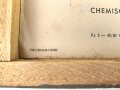 Tier Luftschutzkasten 39. das Inhaltsverzeichniss mit Druckvermerk von 1942. Ungereinigtes Stück