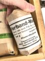 Tier Luftschutzkasten 39. das Inhaltsverzeichniss mit Druckvermerk von 1942. Ungereinigtes Stück