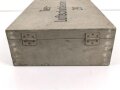 Tier Luftschutzkasten 39. das Inhaltsverzeichniss mit Druckvermerk von 1942. Ungereinigtes Stück