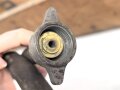 Gasschutz / Luftschutz Entgiftungsspritze in Umverpackung, ungebrauchtes Stück, die Gebrauchsanweisung mit Druckvermerk von 1944