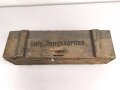 Gasschutz / Luftschutz Entgiftungsspritze in Umverpackung, ungebrauchtes Stück, die Gebrauchsanweisung mit Druckvermerk von 1944
