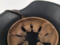 Stahlhelm Luftschutz. Einteiliges Modell, Originallack, hatte nie ein Emblem