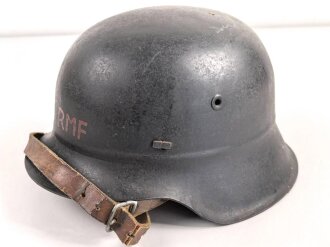 Stahlhelm Luftschutz / Werkschutz.  Originallack, hatte...