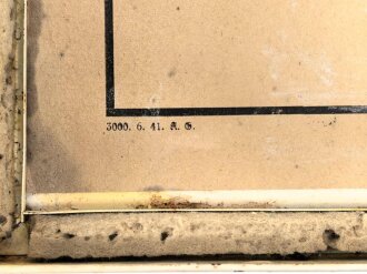 Luftschutz Hausapotheke. Originallack, ungereinigt, die Gebrauchsanweisung mit Druckvermerk von 1941.