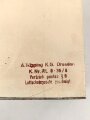 Luftschutz Hausapotheke. Originallack, ungereinigt, die Gebrauchsanweisung mit Druckvermerk von 1941.