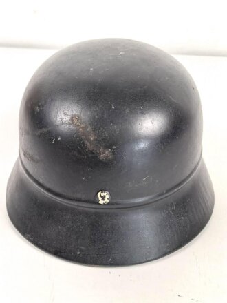Stahlhelm Luftschutz. In allen Teilen Original und zusammengehörig,  Q 68