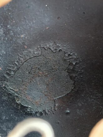 Stahlhelm Luftschutz. In allen Teilen Original und zusammengehörig,  Kopfgrösse 57