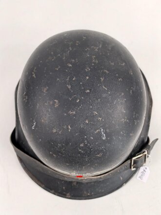 Stahlhelm Luftschutz. In allen Teilen Original und zusammengehörig,  Kopfgrösse 57