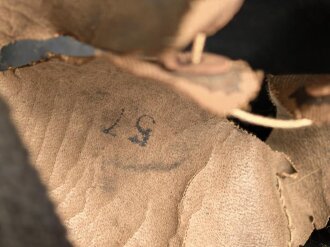 Stahlhelm Luftschutz. In allen Teilen Original und zusammengehörig,  Kopfgrösse 57