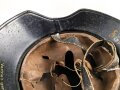 Stahlhelm Luftschutz. In allen Teilen Original und zusammengehörig,  Kopfgrösse 57