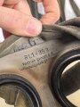 Luftschutz ,  Gasmaske Modell 1930, Ausführung als S-Maske für den Luftschutz. Datiert 1939. Filtereinsatz 41 ebenfalls datiert 1939. In " Auer" Bereitschaftsbüchse