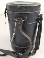 Luftschutz, Volksgasmaske 40  in Bereitschaftsbüchse von Scheithauer, guter Gesamtzustand