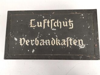 Luftschutz Verbandkasten, Originallack, guter Gesamtzustand