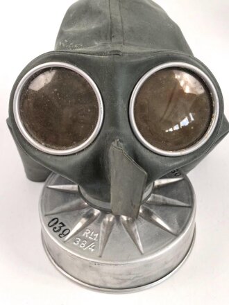 Luftschutz, Volksgasmaske 37 in gutem Gesamtzustand