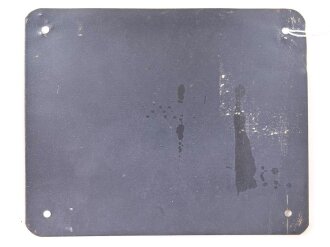 Reichsluftschutzbund, lackiertes Blechschild "...