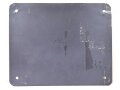 Reichsluftschutzbund, lackiertes Blechschild " Entrümpelung 1935/36" Landesgruppe Baden Rheinpfalz. Maße 87 x 108mm