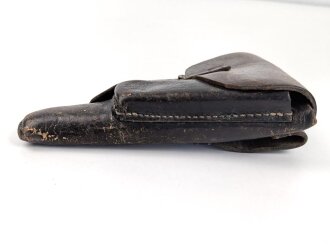Tasche zur Pistole P38 der Wehrmacht. Getragenes Stück in gutem Gesamtzustand