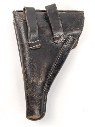 Tasche zur Pistole P38 der Wehrmacht. Getragenes Stück in gutem Gesamtzustand