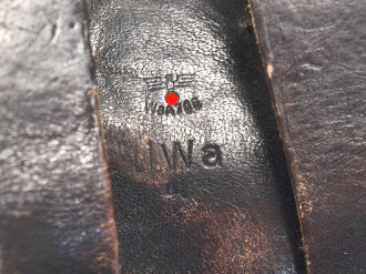 Tasche zur Pistole P38 der Wehrmacht. Getragenes Stück in gutem Gesamtzustand