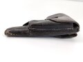 Tasche zur Pistole P38 der Wehrmacht. Getragenes Stück in gutem Gesamtzustand