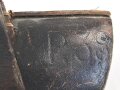 Tasche zur Pistole P38 der Wehrmacht. Getragenes Stück in gutem Gesamtzustand