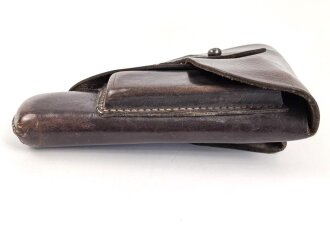 Tasche zur Pistole  Mauser 7,65 der Wehrmacht. Getragenes Stück in gutem Gesamtzustand, daatiert 1941
