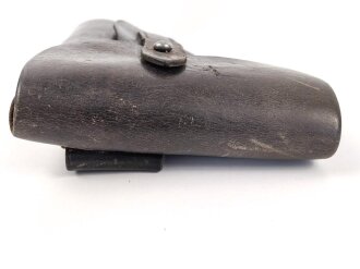 Tasche für eine Pistole 7,65 der Wehrmacht. Getragenes Stück, die Magazintasche fehlt, datiert 1942