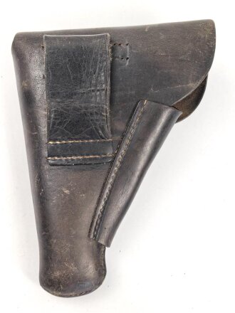 Tasche für eine Pistole 7,65 der Wehrmacht. Getragenes Stück, die Magazintasche fehlt, datiert 1942