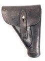 Tasche für eine Pistole 7,65 der Wehrmacht. Getragenes Stück, die Magazintasche fehlt, datiert 1942
