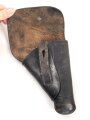 Tasche für eine Pistole 7,65 der Wehrmacht. Getragenes Stück, die Magazintasche fehlt, datiert 1942