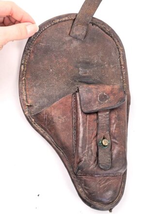 Tschechoslowakei vor 2. Weltkrieg, Holster zur Pistole VZ24. Getragenes Stück in gutem Zustand