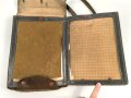Kartentasche eines Offizier der Wehrmacht. Getragenes Eigentumstück, ungereinigt