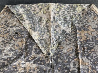 Waffen SS Zeltbahn "Platane 3". getragenes...