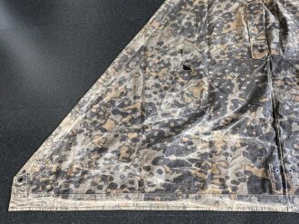 Waffen SS Zeltbahn "Platane 3". getragenes Stück, ungereinigt