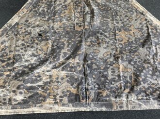 Waffen SS Zeltbahn "Platane 3". getragenes Stück, ungereinigt