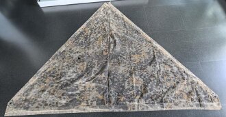 Waffen SS Zeltbahn "Platane 3". getragenes Stück, ungereinigt