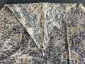 Waffen SS Zeltbahn "Platane 3". getragenes Stück, ungereinigt
