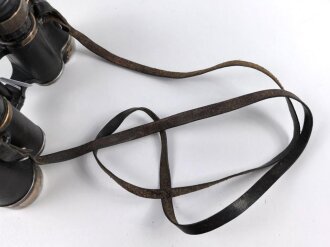 Dienstglas 6 x 30 Wehrmacht. Hersteller Leitz Wetzlar. Gute Durchsicht, Strichplatte deutlich, stärker gebrauchtes Stück