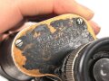 Dienstglas 6 x 30 Wehrmacht. Hersteller Leitz Wetzlar. Gute Durchsicht, Strichplatte deutlich, stärker gebrauchtes Stück