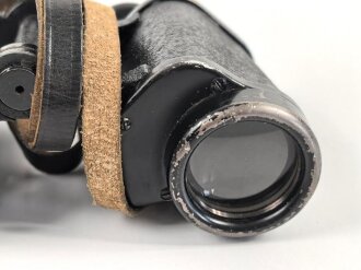 Dienstglas 6 x 30 Wehrmacht. Hersteller ddx. Klare Durchsicht, strichplatte deutlich. Guter Gesamtzustand