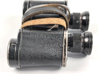 Dienstglas 6 x 30 Wehrmacht. Hersteller ddx. Klare Durchsicht, strichplatte deutlich. Guter Gesamtzustand
