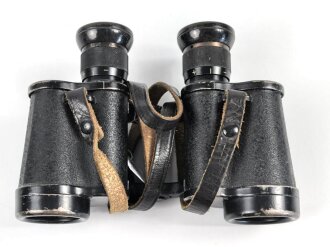 Dienstglas 6 x 30 Wehrmacht. Hersteller ddx. Klare Durchsicht, strichplatte deutlich. Guter Gesamtzustand