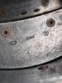 Behälter zum Dienstglas 6 x 30 der Wehrmacht aus schwarzer Preßmasse. gebraucht, guter Gesamtzustand